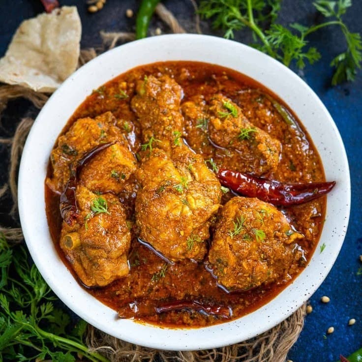 Pollo con spezie varie