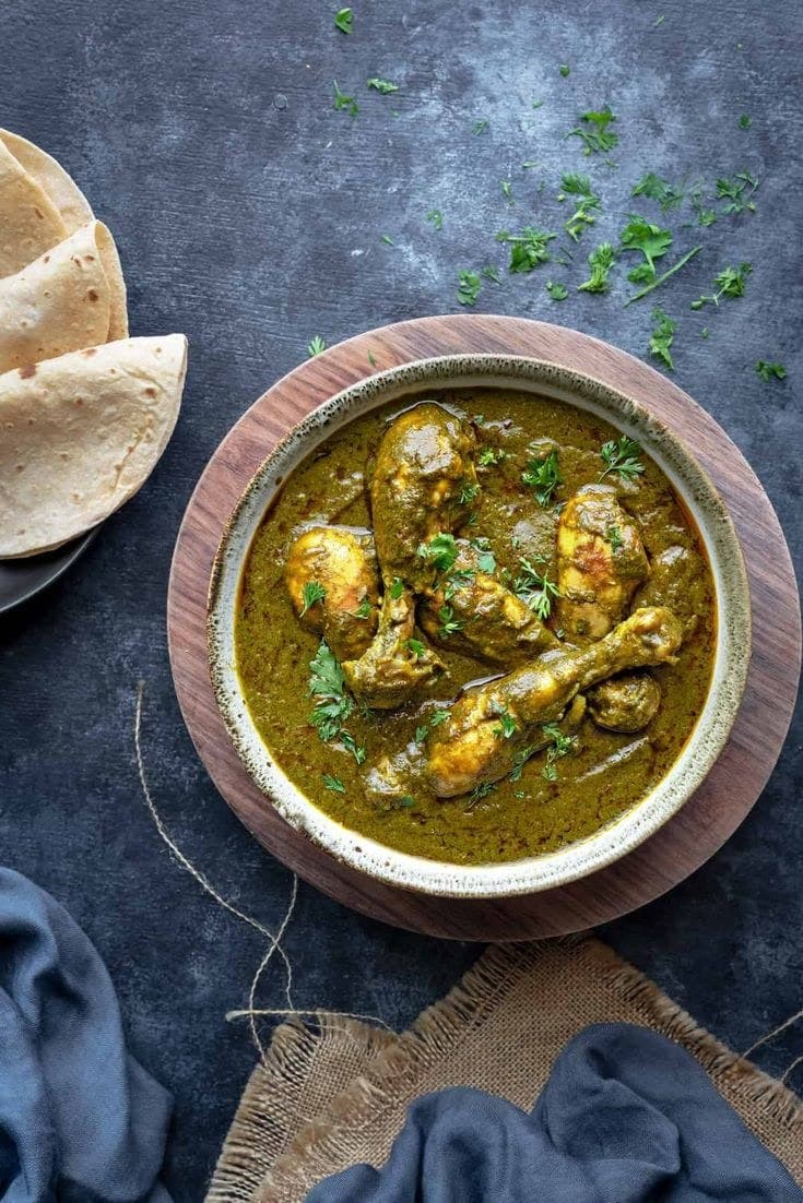 Pollo con spinaci