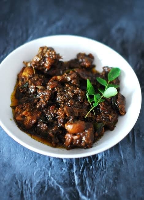 Abbacchio al curry stile Kerala