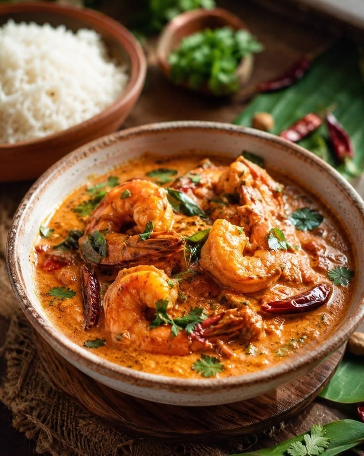 Gamberetti al curry