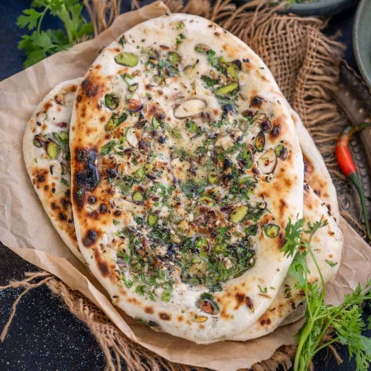 Naan alla menta